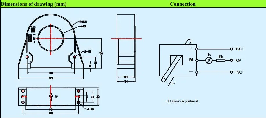 1000A Closed Loop Current Sensor Csm1000ltc